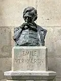 Buste du poète belge Émile Verhaeren.
