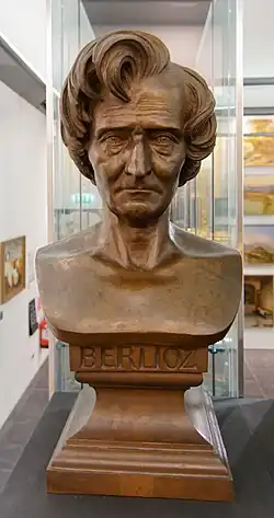 Buste de Berlioz (1867), Grenoble, musée de l'Ancien Évêché.