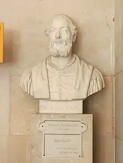François Rabelais (1822), château de Versailles, galerie de pierre haute, sud.