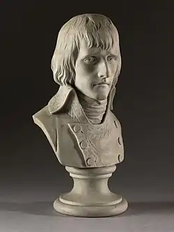 Boizot, buste du général Bonaparte 1798, manufacture de Sèvres. Collections du Petit Palais, musée des Beaux-arts de la Ville de Paris (Paris)