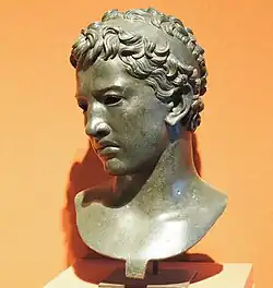 Buste de Juba II. Volubilis, vers 25 AEC. Musée de l'histoire et des civilisations de Rabat