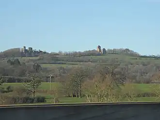 Vue depuis l'autoroute A6.