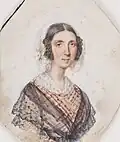 Portrait de Mme Bonie mère, E. CEAS, 1843.