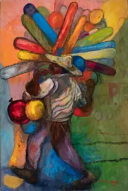 Byron Randall, Balloon Seller, 1990 (American Ethnic Studies Dept, University of Washington)