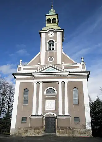 L'église évangélique.