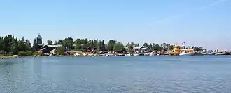 Vue de Byviken sur Holmön