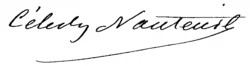 signature de Célestin Nanteuil