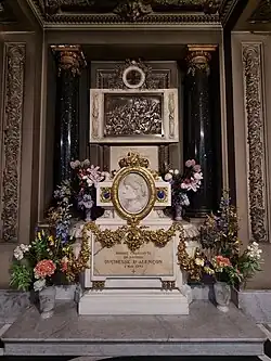 Cénotaphe de Sophie-Charlotte (1898-1900), Chapelle Notre-Dame de Consolation, Paris.