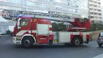 Auto-échelle de 30&nbsp;mètres du SIS Genève