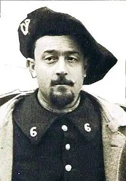 César en 1914 ; sera tué dans la Somme le 20 août 1918.
