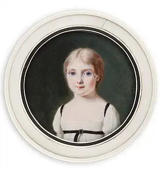 Portrait de jeune fille, 1810. Helsinki, Galerie nationale de Finlande.