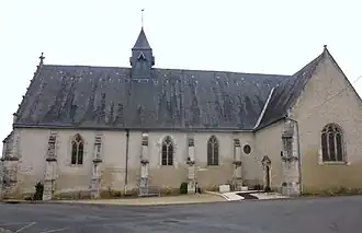 Côté sud de l'église.