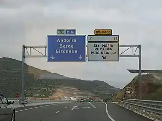 Image illustrative de l’article Autoroute C-16 (Espagne)