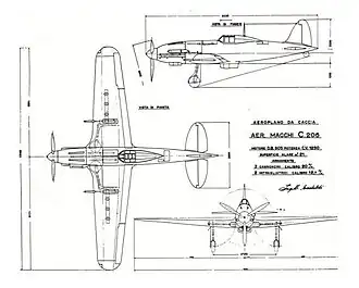 vue en plan de l’avion