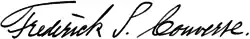 Signature de Frederick Converse