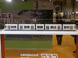 Maquette d'une rame aux 23e RNTP à Strasbourg en 2011