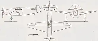 vue en plan de l’avion