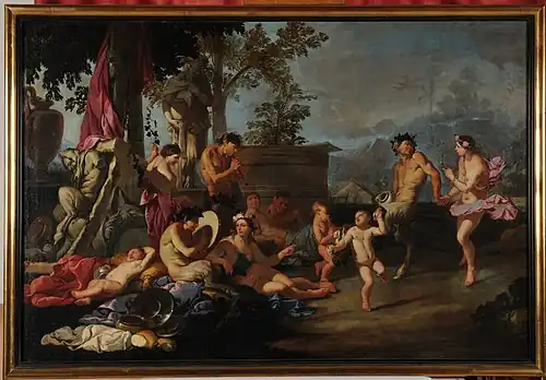 Giulio Carpioni, Bacchanale, après 1638, musée des Beaux-Arts de Reims