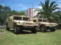 L'emblème de l'armée américaine, le Humvee