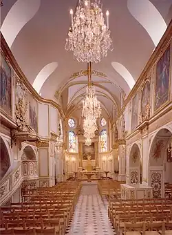 Intérieur de l'église Saint-Médard.