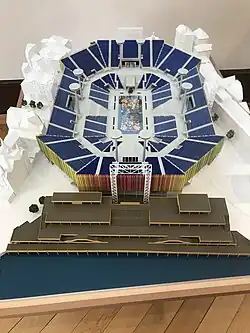 Maquette de l'arêne de la fête de 2019.