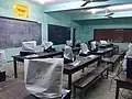 Salle informatique du CEG de Sègbèya.