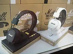 Casques audio modèle Major.
