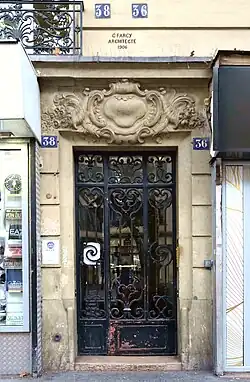 Avenue de Clichy (immeuble n°36 et 38 de Georges Farcy) - Paris 18e.