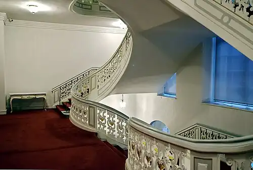 L'escalier du château.