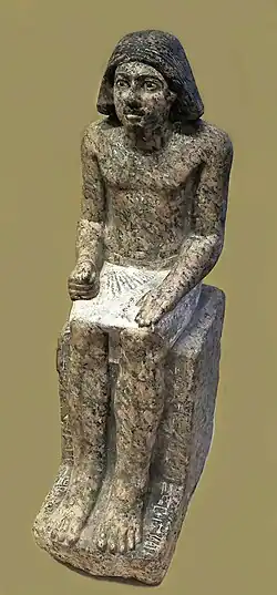 Sekhemka, directeur des scribes des champs (Ve dynastie) - Louvre, E3022.