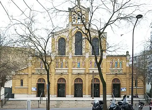 Église nouvelle Saint-Honoré-d'Eylau, au no&nbsp;66 bis.