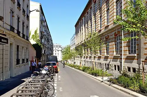 Depuis la rue de Charenton.