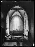 Vue du choeur de l'église de Treytorrens, photographie d'Albert Naef, 1897-1900