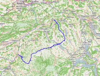 Image illustrative de l’article Route principale 23 (Suisse)