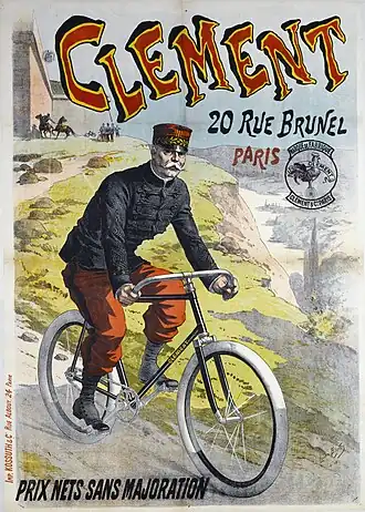 Clément, 20, rue Brunel, Paris, affiche de Lucien Baylac.