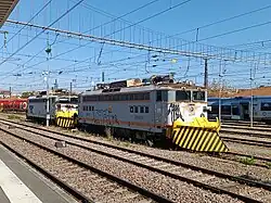 BB8500 modifiées en chasse-neige par la SNCF.