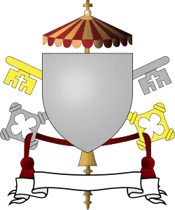 Armes des basiliques majeures et mineures depuis le décret du 9 novembre 1989.