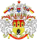 Armoiries principales de Prague sous la République socialiste tchécoslovaque.