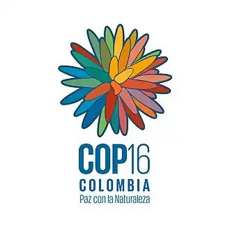 Logo de la COP 16.