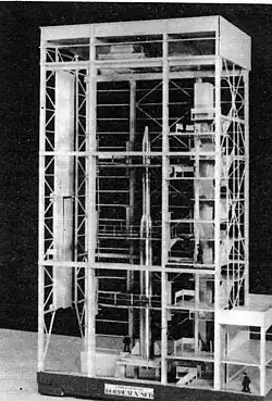 Tour portique construite pour Kourou-Guyane.