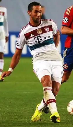 Mehdi Benatia, footballeur ayant notamment joué au Bayern Munich et à la Juventus.