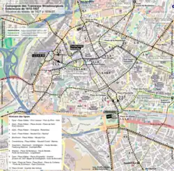 Seconde phase d'extensions entre 1915 et 1927.