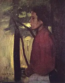 Portrait de jeune fille (La songeuse) (Leányarckép (Merengő)), 1903