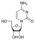 structure chimique de la cytidine