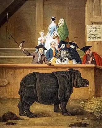 Le Rhinocéros de Pietro Longhi