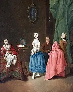 L'essayage vers 1760