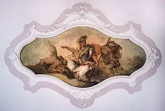 Minerve Fresque marouflée