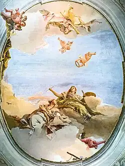 La fresque du plafond du Mondo Novo