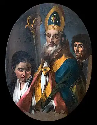 Saint Blaise, 1734par Giambattista TiepoloCa' Rezzonico, Venise.