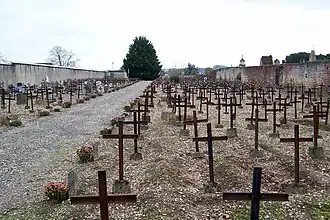Vue du cimetière (nov. 2011).